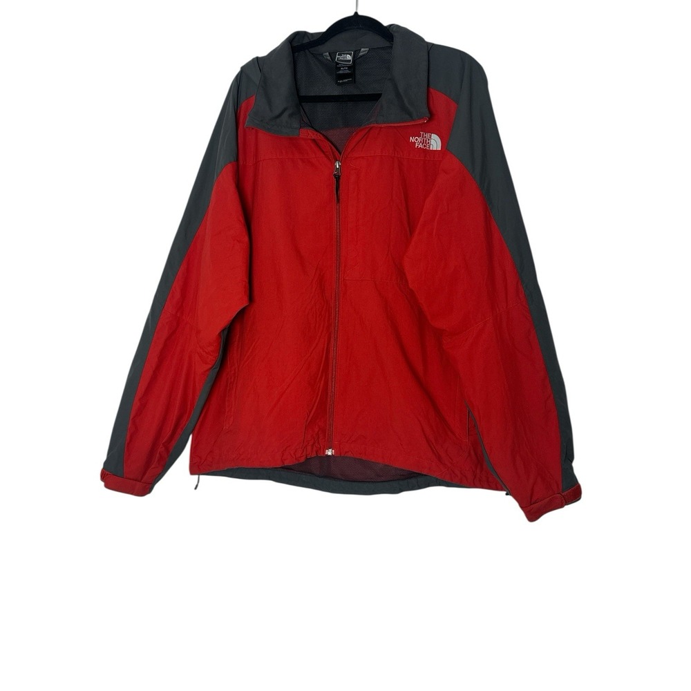 The North Face Jacket Men's XL Full Zip Windbreaker Hooded Outdoor Pockets